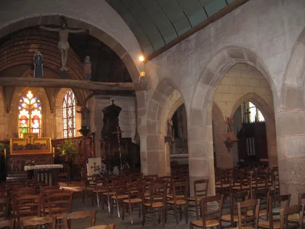 Du bas-côté sud de la chaire jusqu'au baptistère, photo 1