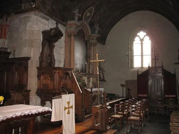 Du bas-côté sud de la chaire jusqu'au baptistère, photo 2