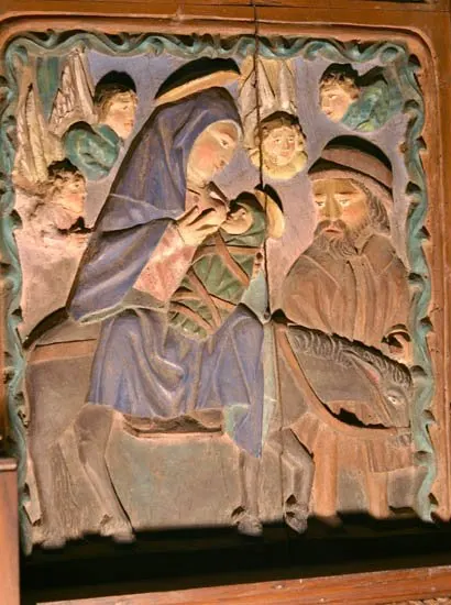 La Fuite en Égypte : église Saint-Jacques de Locquirec