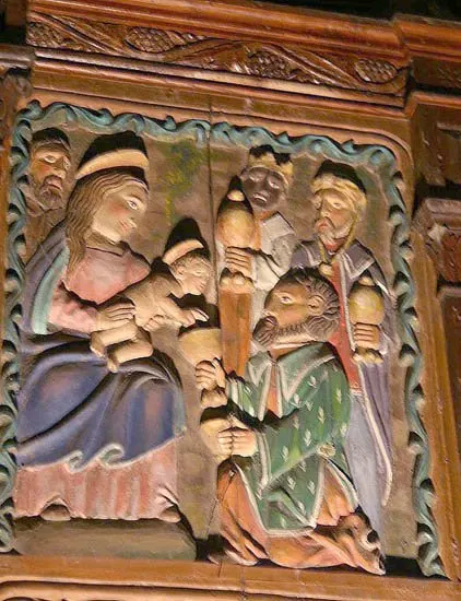 La Visite des Mages : église Saint-Jacques de Locquirec