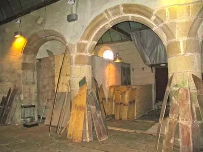 Les travaux de restauration des voûtes, photo 1