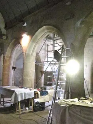 Les travaux de restauration des voûtes, photo 7