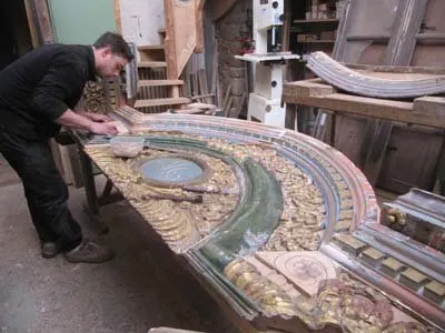 Les travaux de restauration des voûtes, photo 9