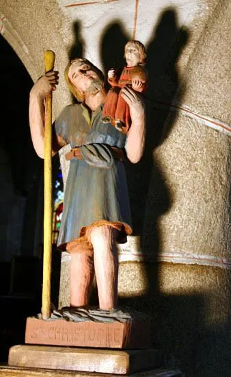 Saint Christophe : église Saint-Jacques de Locquirec