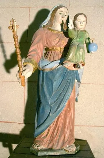 La Vierge à l'Enfant, roi du monde : église Saint-Jacques de Locquirec