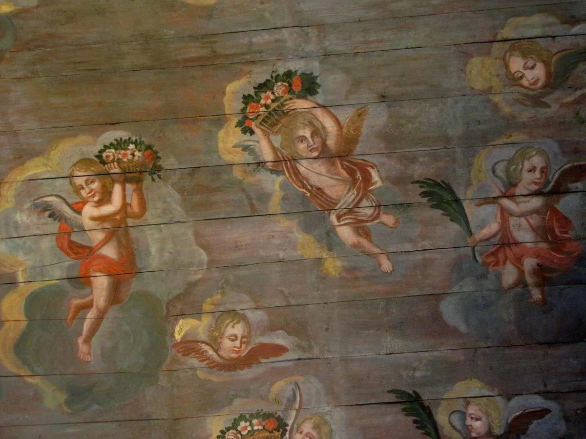 L'église de Locquirec vue de l'intérieur